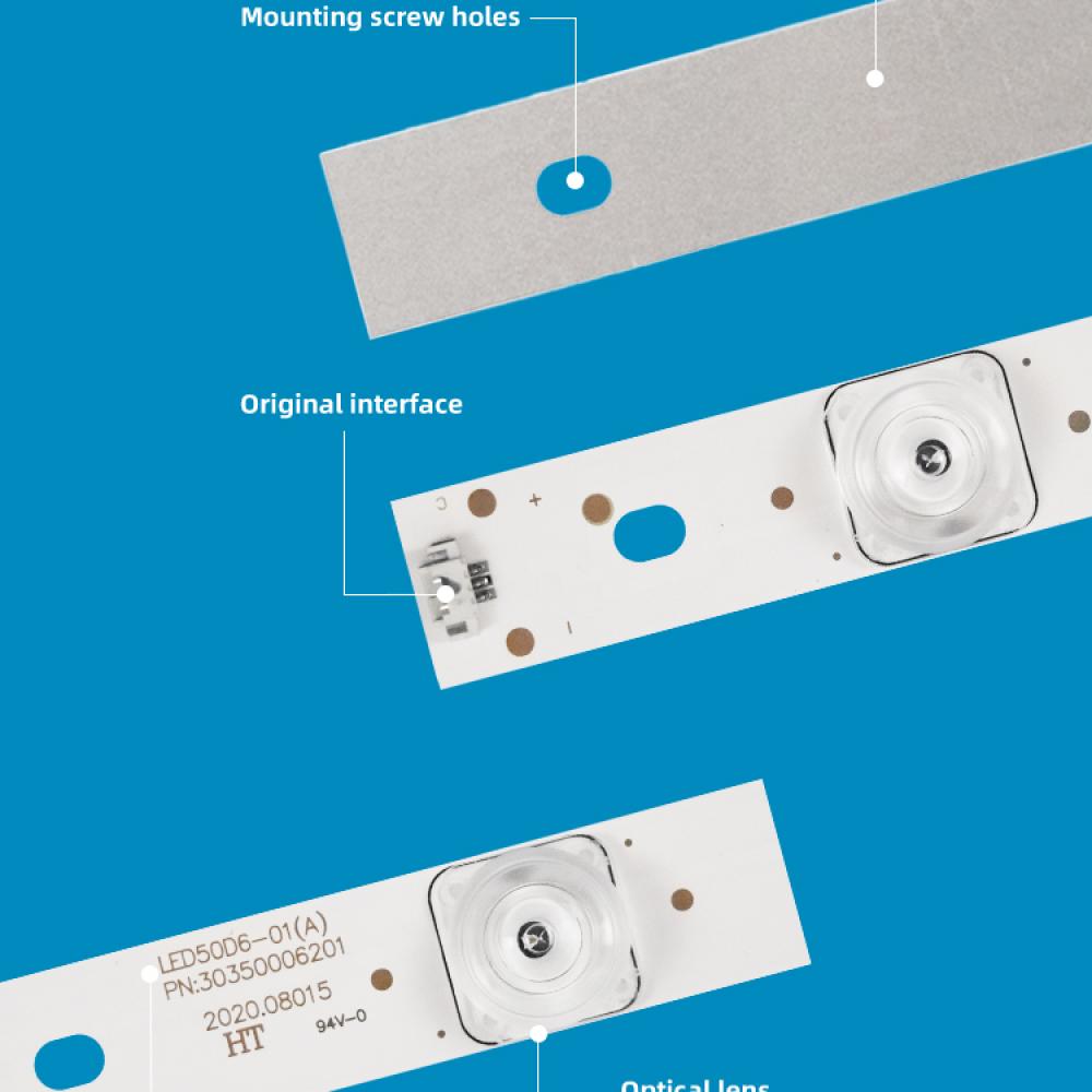 HOT SALE TV LIGHT LED BARS LED50D06-ZC14AG-01 /Led50d6-zc14-01 LED50D6-01（A) LED TV BACKLIGHT STRIP FOR 50INCH LE50U51A 50A6M  LE50A7100L